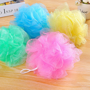 Colorful Flower Bath Sponge Soft Plastic Shower Pouf For Bathroom Use - Product Image 2