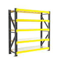 Rayonnages de stockage industriels robustes à 5 niveaux en acier pour entrepôt