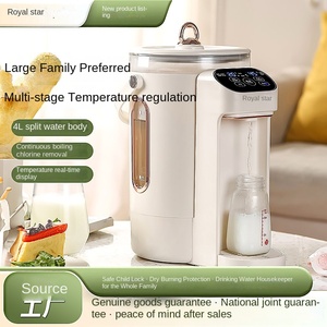 Bouilloire électrique sans fil multifonctionnelle 1200W 1,8L en acier inoxydable avec contrôle numérique de la température et chauffage intelligent préréglé - Product Image 3