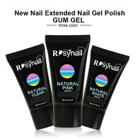 Gel de construction UV LED professionnel pour extension d'ongles, certifié MSDS, en tube, pour la sculpture et l'extension des ongles, destiné aux salons de manucure.