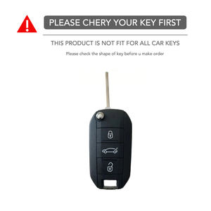 Coque de <span class=keywords><strong>protection</strong></span> en Silicone pour clé télécommande intelligente de voiture, pour <span class=keywords><strong>Peugeot</strong></span> 208 2008 301 <span class=keywords><strong>308</strong></span> 508 5008 RCZ, accessoire porte-clés - Product Image 6
