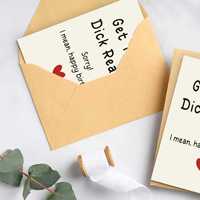 Carte d'anniversaire et cadeaux écologiques en papier Myway 2026 2027 – Offre spéciale pour Homme, Mari, Petit ami, Papa – Joyeux Anniversaire