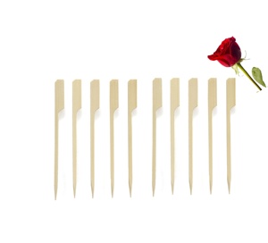 15Cm Cuisine Delli Plat Bambou BBQ Brochette de Teppo - Product Image 1