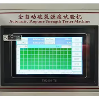 Testeur automatique de résistance à l'éclatement du carton et du papier, équipement de test, machine d'essai