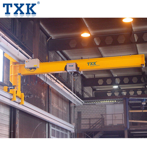 Grue de potence de haute qualité 1 tonne 2 tonnes 3 tonnes 5 tonnes support de palan de grue mural atelier de chariot manuel ou électrique utilisant - Product Image 5