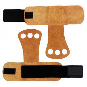 Umicca Protège-poignets en silicone pour musculation, avec revêtement en cuir microfibre et cuir <span class=keywords><strong>de</strong></span> vachette, pour la paume <span class=keywords><strong>de</strong></span> la <span class=keywords><strong>main</strong></span> - Product Image 1