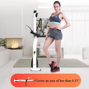 Gemotoriseerde opvouwbare loopband voor thuis en op kantoor, elektrische loopband, instelbare snelheid tot 12 km/u, cardiotraining voor thuis - Product Image 6