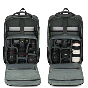 Sac à dos multifonctionnel pour appareil photo et ordinateur portable, étanche, pour extérieur, pour appareils photo reflex Canon, Nikon, Sony - Product Image 3