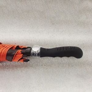 Parapluie de golf droit en pongé de haute qualité, <span class=keywords><strong>orange</strong></span>, grande protection UV, avec logo promotionnel imprimé, 30 pouces, <span class=keywords><strong>fibre</strong></span> de verre - Product Image 6