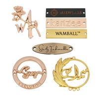 Étiquettes métalliques personnalisées de haute qualité, écologiques, pour vêtements, étiquettes de vêtements, logo en relief, laiton, alliage de zinc, certifiées GRS