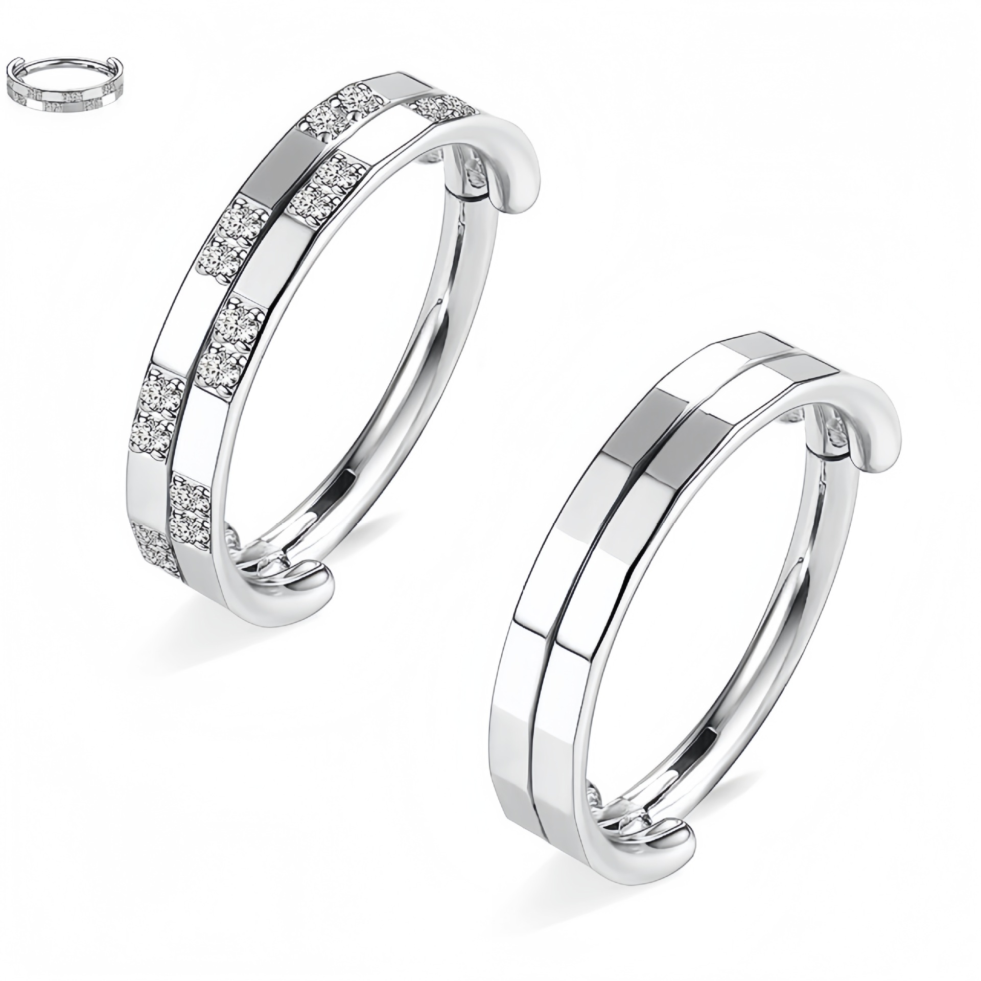 Bague pigmentée dorée
