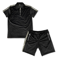 Shorts de survêtement en velours suédé pour homme, taille plus, respirant, coupe-vent, avec logo brodé personnalisé, pour l'automne