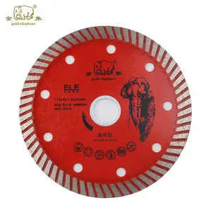 Gold Elephant factory direct sales 110mm super hard diamond saw blade sintered turbo blades for general purpose