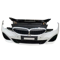 Bumper Mobil Kualitas Tinggi untuk BMW Seri 3 E90 320 325 2005-2012 Upgrade M3 Style Bumper Depan Grille Body Kit