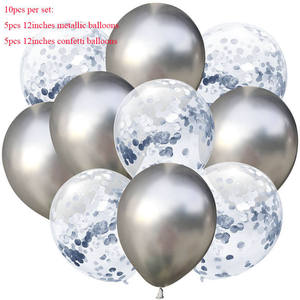 Nuovo Set di Palloncini con Paillettes da 12 Pollici per Decorazioni di Feste di Compleanno e Matrimoni, Vendita all'Ingrosso - Product Image 3