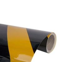 Rouleau de PVC réfléchissant luminescent auto-adhésif haute luminosité imprimable, qualité commerciale, pour la décoration de sols et escaliers, sécurité