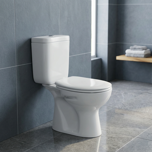 Aqua Pan Two Piece WC Toilet With Repose Wash Basin Full Pedestal Ceramic Bathroom Sanitary Ware Set - Product Image 4