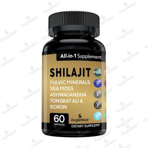 AegleWell Shilajit Complément alimentaire pour hommes avec mousse de mer Tongkat Ali, Ashwagandha, Bore, Zinc, CoQ10, PQQ Capsules de soutien énergétique - Product Image 6
