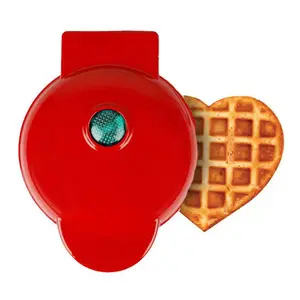 Xách tay hình trái tim mini Waffle maker thuận tiện dễ dàng mang theo cửa hàng và nhiệt không dính Pan nhanh nhiệt đều và dễ dàng để làm sạch
