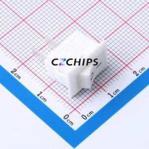 HX KCD11-2P-W Rocker Switch Through hole Component (THT) Switch Without Solder Tab White 3A - Product Image 1