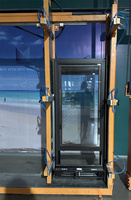 Fenêtres à double vitrage à isolation thermique European Tilt Swing avec stores intégrés