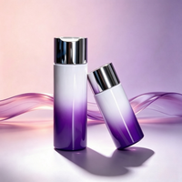 Emballage cosmétique en plastique, conteneur PET 120~300ml, flacon cosmétique vide, bouchon à vis, recyclable, impression sérigraphique pour lotion