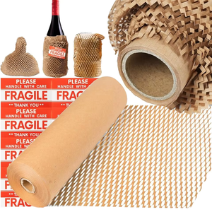 Yongyu tùy chỉnh có thể tái chế đóng gói Gói cuộn tổ ong giấy cho di chuyển vận chuyển bảo vệ thay thế bong bóng đệm bọc - Product Image 1
