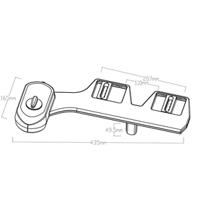 Ducha de baño de ABS con boquilla Dual, bidé no eléctrico con boquilla para mujer, gran oferta - Product Image 2