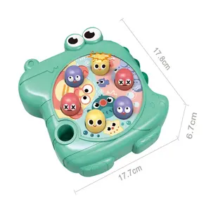 Animal Series Crocodile Shape Kids Montessori Hammer Knock Machine Game Toy Whack a Mole for Baby