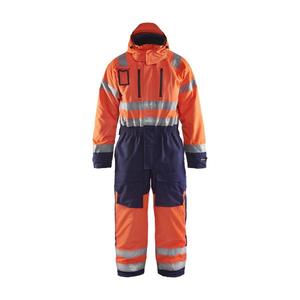 BLAKLADER - 676319775389C62 <b>Hi</b>-<b>Vis</b> winter overall <b>Orange</b>/Navy blue - EAN 7330509253991 <b>HI</b>-<b>VIS</b> WORKWEAR - Product Image 1