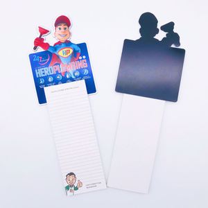 Liushun Gói 4 Thân Thiện Với Môi Tùy Chỉnh A4 Tear Lót Từ Notepads Tự Dính 4 Gói Cho Tủ Lạnh Mini Treo <span class=keywords><strong>Notepad</strong></span> - Product Image 4