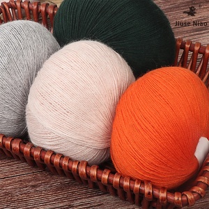 Fil recyclé en <span class=keywords><strong>laine</strong></span> de <span class=keywords><strong>cachemire</strong></span> haute ténacité, teint et à motifs, pour le tricot à la main, le tissage et la broderie - Product Image 5
