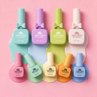 Flacon en verre vide pour vernis à ongles en gel 5ml 12ml, personnalisable, avec pinceau, pour marque privée