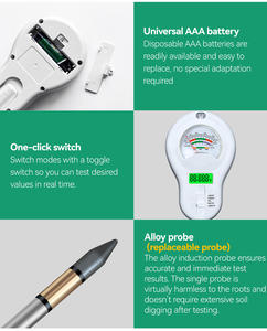 <span class=keywords><strong>All</strong></span>-<span class=keywords><strong>in</strong></span>-One Bodenmessgerät 6-<span class=keywords><strong>in</strong></span>-<span class=keywords><strong>1</strong></span> <span class=keywords><strong>Tester</strong></span> für Bodenfruchtbarkeit, pH-Wert, Feuchtigkeit, Temperatur, Sonnenlicht und Luftfeuchtigkeit zur Maximierung der Ernte <span class=keywords><strong>in</strong></span> Garten und Landwirtschaft - Product Image 6