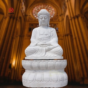 Statue grandeur nature de <span class=keywords><strong>Bouddha</strong></span> en marbre ornée de <span class=keywords><strong>jardin</strong></span> <span class=keywords><strong>extérieur</strong></span> - Product Image 3