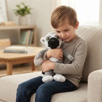Peluche personnalisée de 25 cm, jouet en peluche lémur, jouet en peluche doux