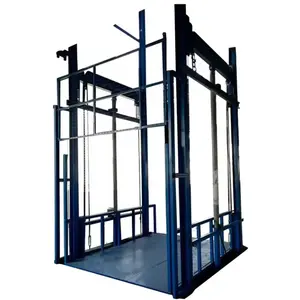 Construção de gaiola elétrica para armazém, cilindros hidráulicos, elevador de carga, elevador de carga para armazém