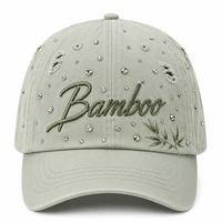 Nouvelle Arrivée 2026 Casquette de Baseball Brodé de Strass, Unisexe, Design Couvrant les Joues pour un Effet Amincissant du Visage