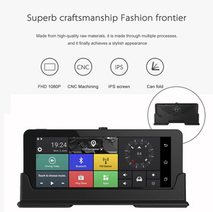 Zimtop 1080P lente dual android gps wifi adas dash cam delantera y trasera del coche del espejo de la cámara del tablero de instrumentos del gps 4g - Product Image 3