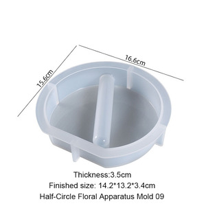 튜브 화병 꽃 레진 몰드 키트 DIY 수제 시험관 화분 실리콘 몰드 홈 데코레이션 거실 사무실 테이블 화병 - Product Image 6