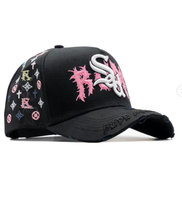 Casquette de baseball personnalisée pour amis et famille, broderie 3D, style streetwear hip-hop, casquette snapback effilochée