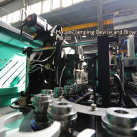 Promotion : Machine de soufflage et de fabrication de bouteilles Mitsubishi entièrement automatique à 2 cavités, 1200 BPH, pour flacons PET de 5 ml à 2 L