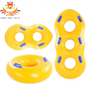 Single Double And Triple Running River Heavy Duty Lazy River Water Park Slide river float tubes Tube Inflatable Floating
