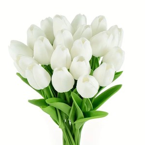 <span class=keywords><strong>Bouquet</strong></span> di <span class=keywords><strong>Tulipani</strong></span> <span class=keywords><strong>Artificiali</strong></span> in PU Effetto Reale, Fiori Multicolore per Decorazioni Casa e Matrimonio, Vendita all'Ingrosso - Product Image 4