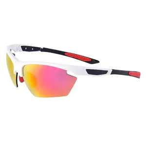 نظارات شمس رياضية مضادة للرياح UV400 للجري وركوب الدراجات خارج المنزل بتصميم جديد فعال من حيث التكلفة