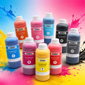 Encre jet d'encre éco-solvant économique en vrac pour Epson S40600 S60600 S80680 6 ou 8 couleurs pour impression numérique grand format extérieure - Product Image 1