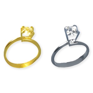 Custom Branding Curio Gold Silver Stone <b>Display</b> Ring Prong Setting for Gemstone Showcase Jewelry Presentation Tool Made - Product Image 1