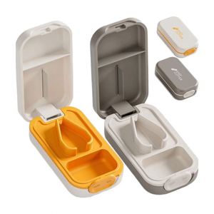 Boîte de voyage portable pour médicaments, coupe-pilules, broyeur, séparateur, support et étui à comprimés - Product Image 2