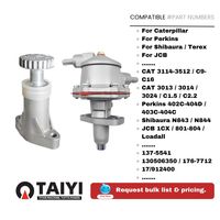 Pompe de relevage de carburant pour Caterpillar 3114-3512 C9-C16 C1.5 C2.2, Perkins 400 Shibaura, générateur, chargeuse compacte, 100+ OE, MOQ 10 pièces