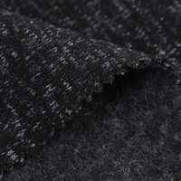 300gsm 100% Polyester kationik Dye Hacci Sweater rajut kain bulu domba
